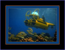 The Bubble Sub submarine in Grand Cayman - The worlds first all around visibility submarine